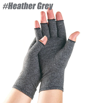 Crafter's Compression Gloves (Open-Finger) — 2-Pack + Free "Keep Making" Hand Wellness Guide