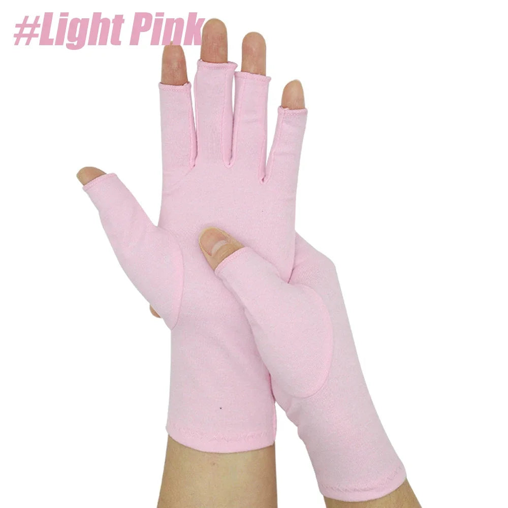 Crafter's Compression Gloves (Open-Finger) — 2-Pack + Free "Keep Making" Hand Wellness Guide