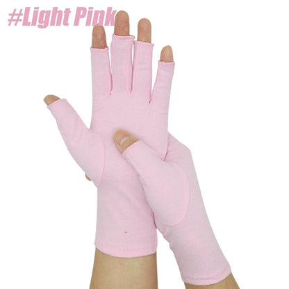 Crafter's Compression Gloves (Open-Finger) — 2-Pack + Free "Keep Making" Hand Wellness Guide